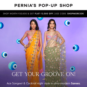 Dance to the beat of these spectacular Sarees! 