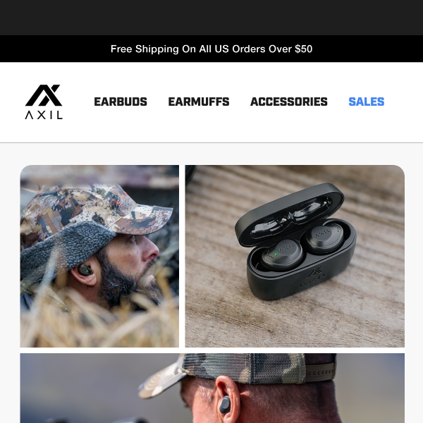 Perfect Fit, Perfect Shot: AXIL XCOR Earbuds.