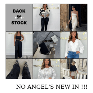 No angels NEW IN'S !!!