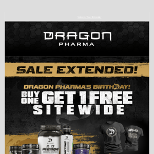 🔥EXTENDED SALE! 🐉 Free T-shirts + BOGO