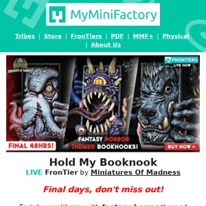 ENDING SOON: Fantasy horror-themed Booknooks! 📚