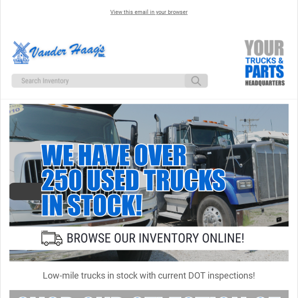 Browse our ENTIRE inventory of USED TRUCKS online! ⚠