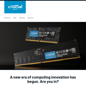 DDR5: Available now in speeds up to 5600MT/s!