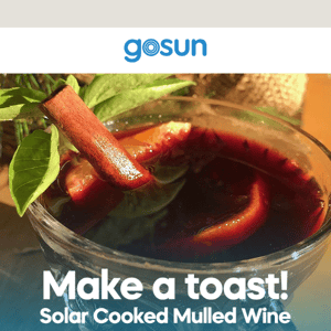 🧑‍🍳 Solar Cooked Mulled Wine 🍷