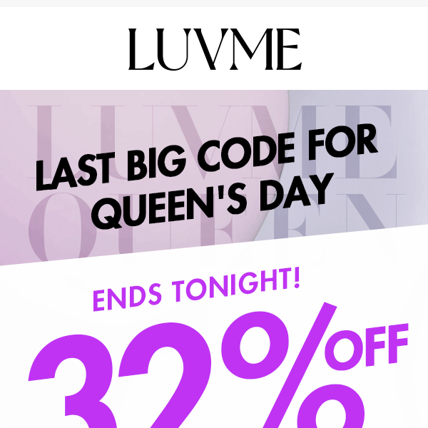 Last Big Code for Luvme Queen's Festival! 📣