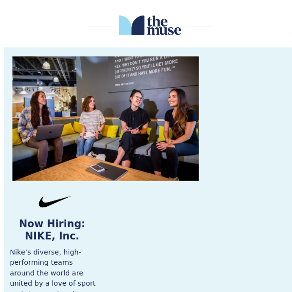 Now Hiring: NIKE, Inc.