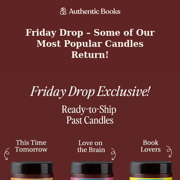 Friday Drop – Popular Candles Return + Past Boxes