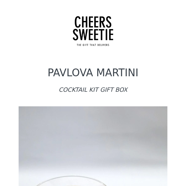 Pavlova Martini - Yeah we did!
