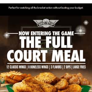 Our Full Court Meal is a slam dunk!
