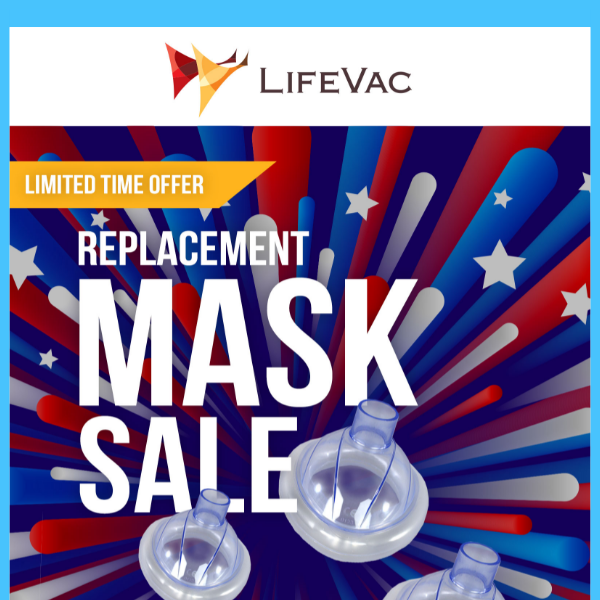 Replacement Masks for Your LifeVac on Sale!