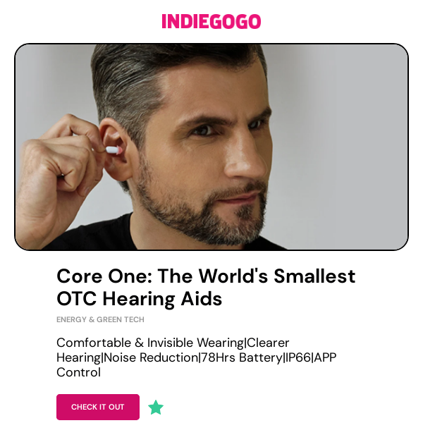 These OTC hearing aids are comfortable to wear and practically invisible