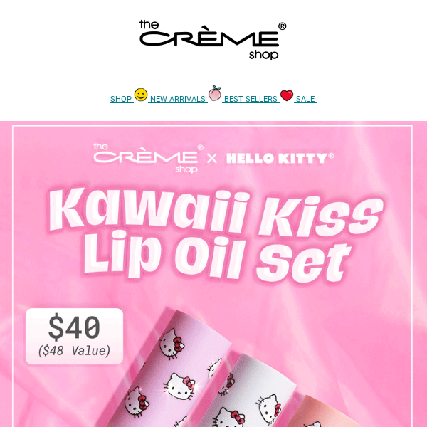 NEW 💕 Hello Kitty Kawaii Lip Oil Set