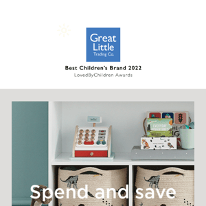 Spend & save... up to 25% off, just for you!