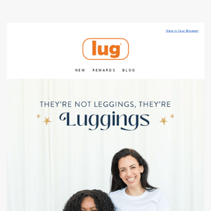 Get cozy in our Luggings!