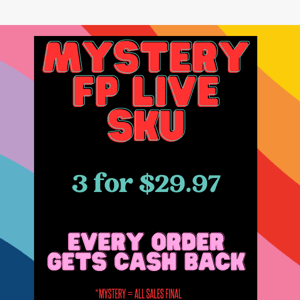 3 for $30 + CASH BACK! EPIC mystery vendor/live box ANYTHING!!