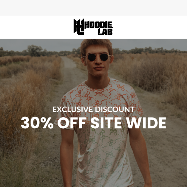 30% OFF SITEWIDE 🔥 DON'T MISS OUT!