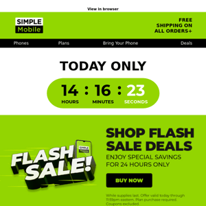 ⚡ iPhone Flash Sale ⚡