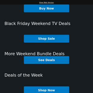Your Weekend Movie & TV Deals