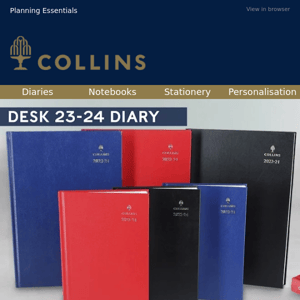 Available Now - Standard Desk Diaries 📚