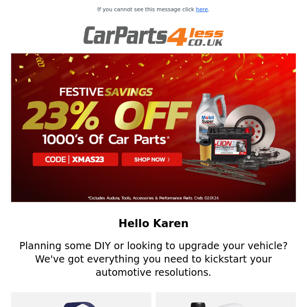 Rev Up The New Year With Top-Quality Car Parts! 🚗