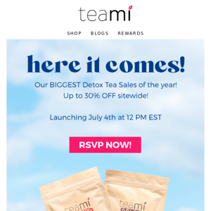 Teami Blends, Here it comes! 😱