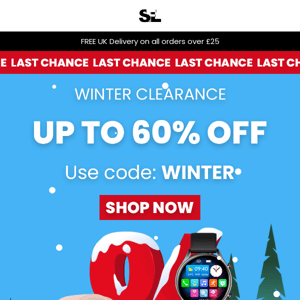 Up to 60% OFF Last chance ❄️