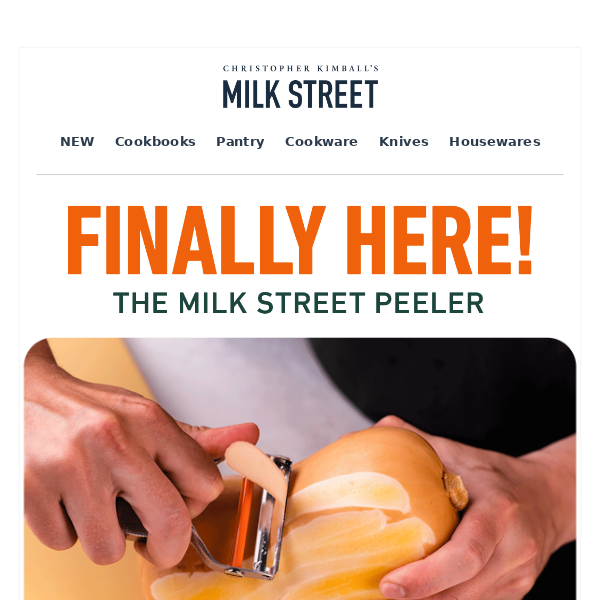 Our Redesigned Vegetable Peeler is Here! - Christopher Kimball's Milk Street