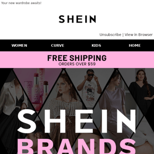 SHEIN BRANDS| A collection out of the ordinary							