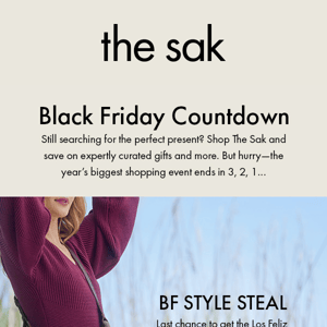 Last Call for Black Friday Savings!