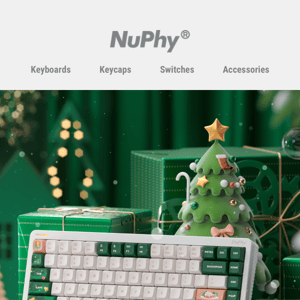 20% OFF Xmas Keycaps for Your Christmas Setup