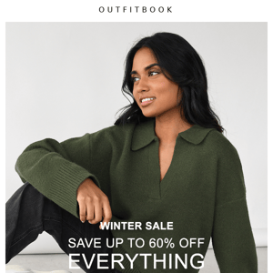 WINTER SALE 💫 Up to 60% off everything NOW