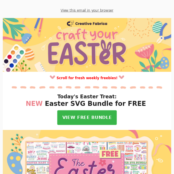 🐰 Craft Your Easter: 370+ Free SVGs Inside!