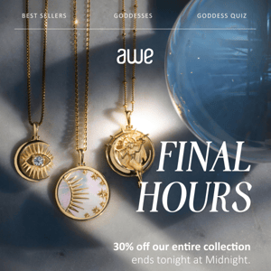 ✨ FINAL HOURS 30% OFF ✨
