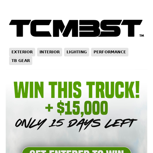 Win This Toyota Tacoma + $15,000!