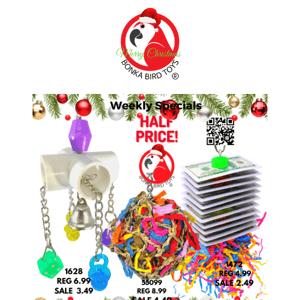 Bonka Bird Toys 12 Days of Christmas & Weekly Sale!