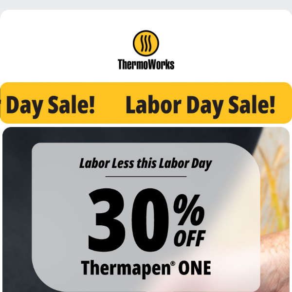 ThermoWorks Thermapen ONE Labor Day Sale 2023