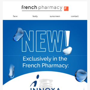 NEW: Exclusive brand Innoxa in French Pharmacy ✨