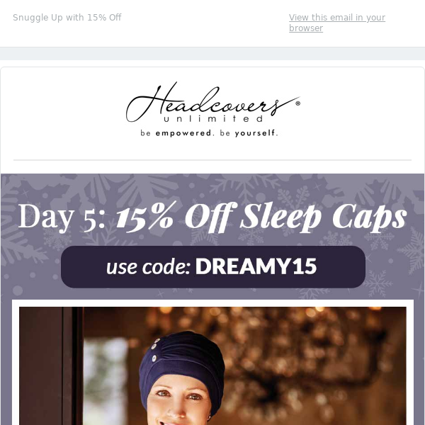 15% Off Sleep Caps🌛Order TODAY for Christmas Delivery🎄