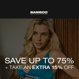 Exclusive Offer: Up to 75% off + Extra 15% off