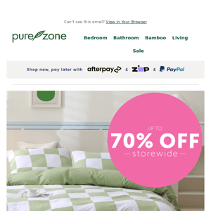 FINAL DAYS TO SAVE // Organic Bamboo Bedlinen On Sale
