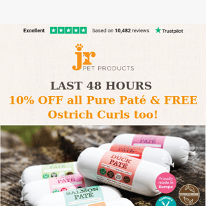 Last 48hrs | 10% OFF all Paté