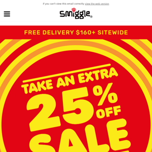 Want savings on savings? Here’s an extra 25% off sale