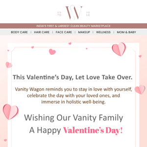 Valentine's Wishes From Team Vanity Wagon