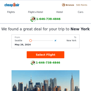 Fly to New York for Less with CheapOair!