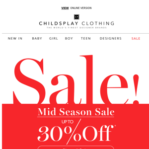 Shop the Mid Season Sale by Gender
