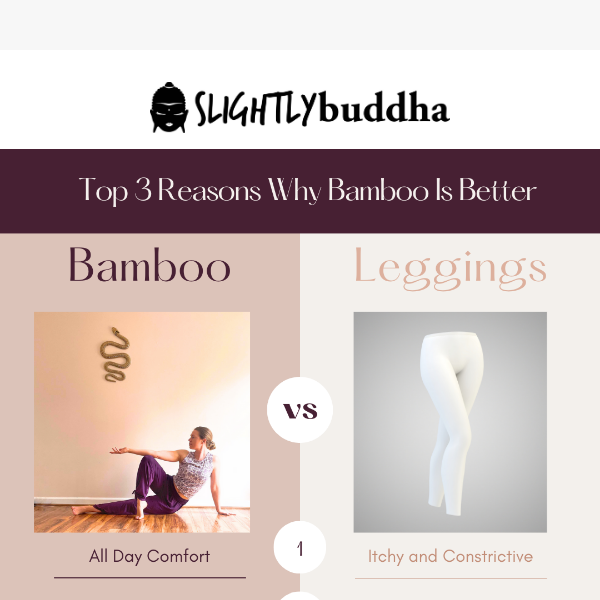 📣  The Top 3 Reasons Bamboo Beats Leggings!