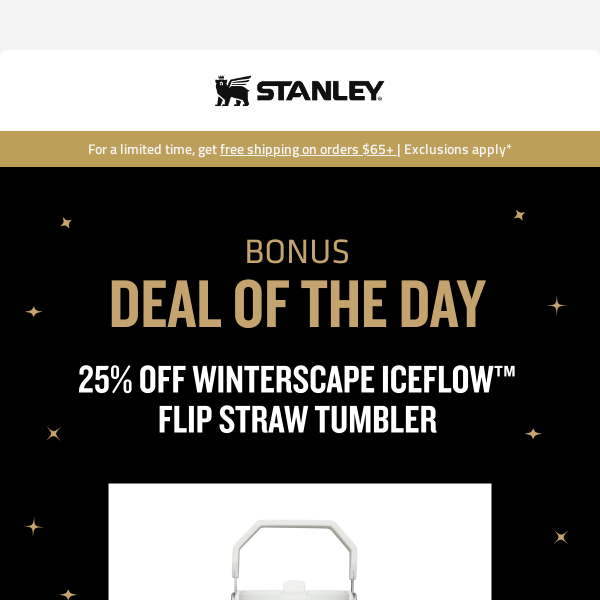 Stanley's limited-edition 'Winterscape Collection' is flying off