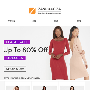 ⚡ Flash Sale on Dresses until 6pm - Zando