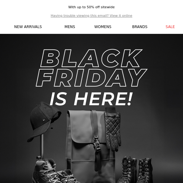 Black Friday is here | BF20 for extra 20% off