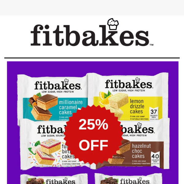 Fit Bakes,  Still Time to Save 25% 💣